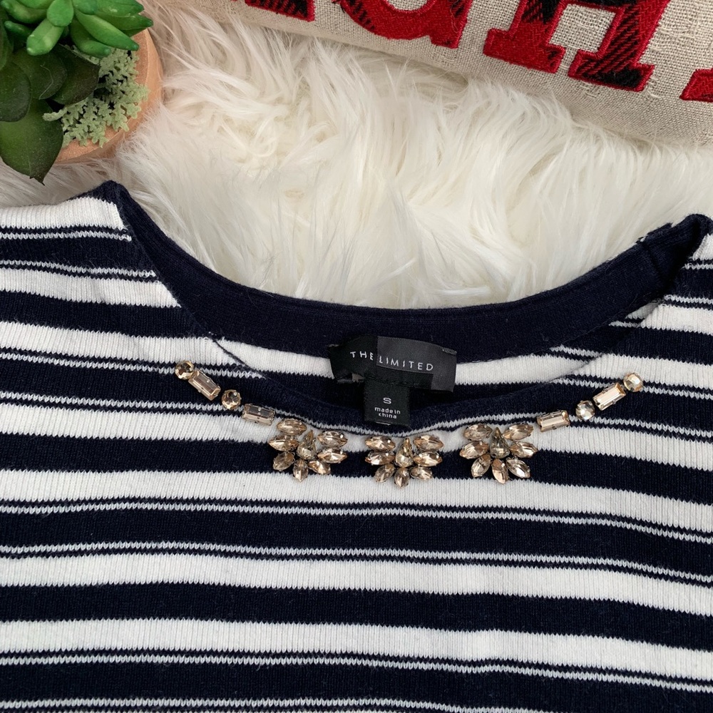 The Limited embellished sweater